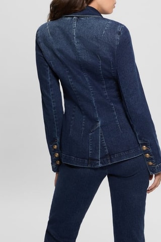 Veste en jean Alby - Bleu marine