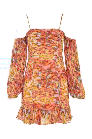 Robe plissée Tiffany - Rouge