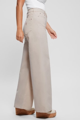Pantalon palazzo taille haute Bellflower - Beige
