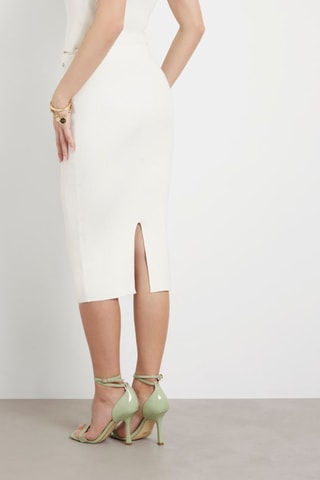 Jupe fourreau Sahara - Blanc