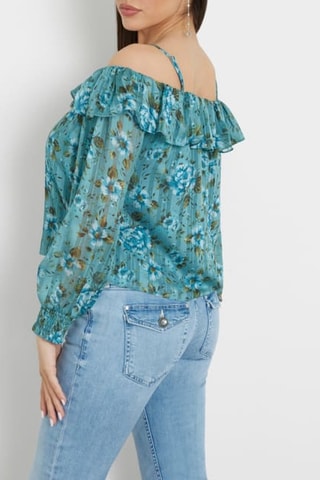 Top Lucy - Vert et blanc