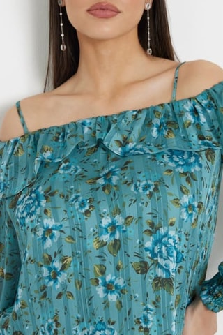Top Lucy - Vert et blanc