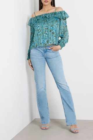 Top Lucy - Vert et blanc
