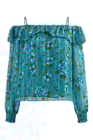 Top Lucy - Vert et blanc