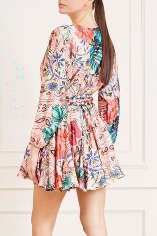 Robe patineuse Maya Surplice - Rose