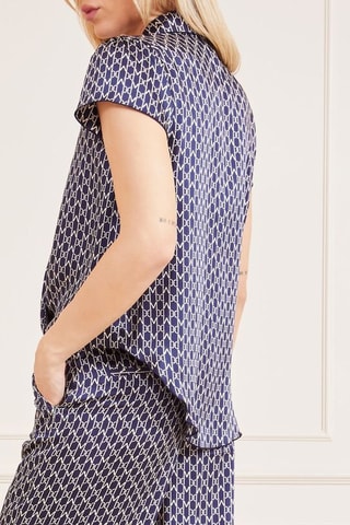 Blouse New Monogram - Bleu marine