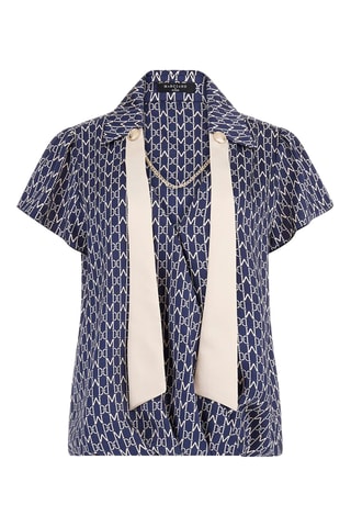Blouse New Monogram - Bleu marine