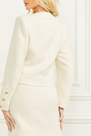 Veste en tweed Nicole - Ecru