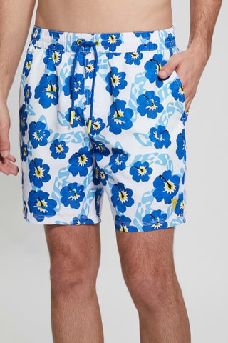 Short de bain - Blanc