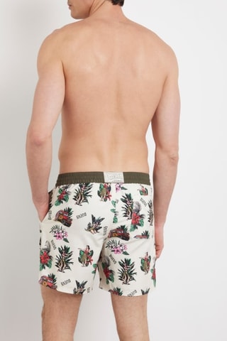 Short de bain - Ecru