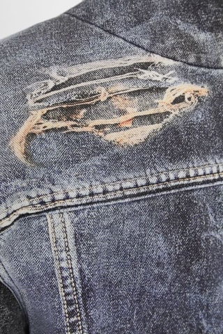 Veste en jean - Noir chiné