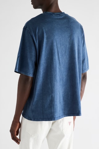 T-shirt Boxy - Bleu cobalt
