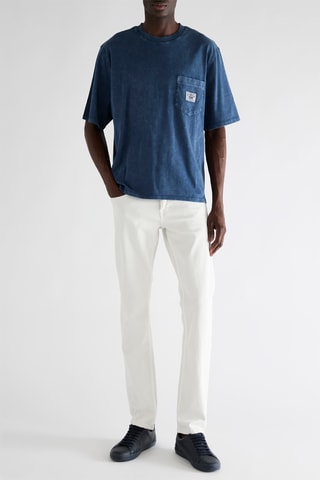 T-shirt Boxy - Bleu cobalt