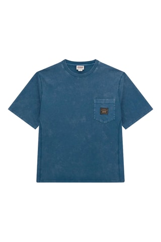 T-shirt Boxy - Bleu cobalt