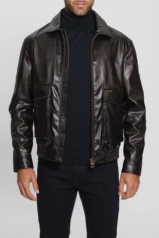 Veste Aviator - Marron foncé