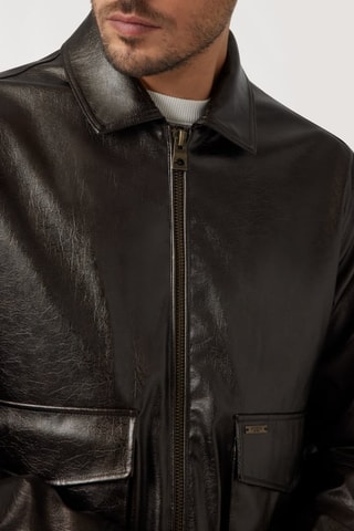 Veste Aviator - Marron foncé