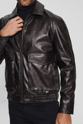 Veste Aviator - Marron foncé