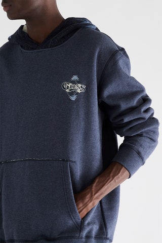 Sweat à capuche - Bleu marine