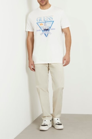 T-shirt Yacht Club - Blanc