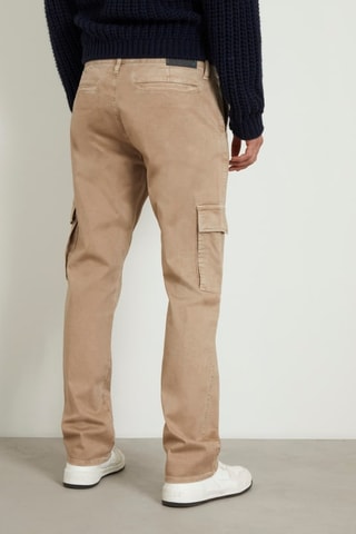 Pantalon cargo Sateen - Beige