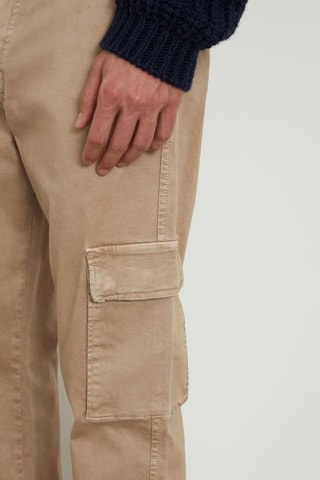 Pantalon cargo Sateen - Beige