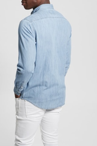 Chemise en jean Ronnie - Ciel