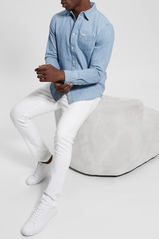 Chemise en jean Ronnie - Ciel