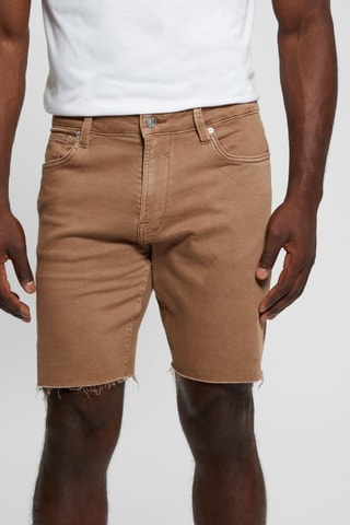 Short en jean Wyatt - Marron