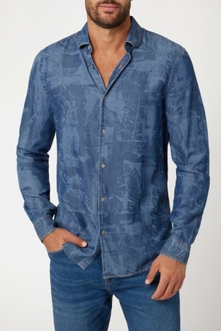 Chemise en jean Sunset - Bleu