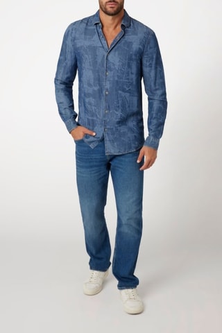 Chemise en jean Sunset - Bleu