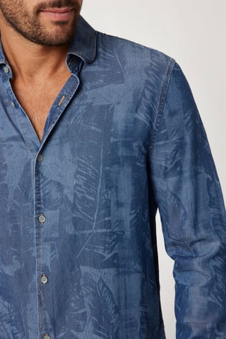 Chemise en jean Sunset - Bleu
