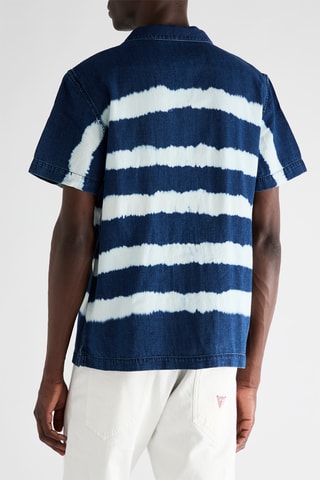 Chemise en jean tie and dye Resort - Bleu foncé