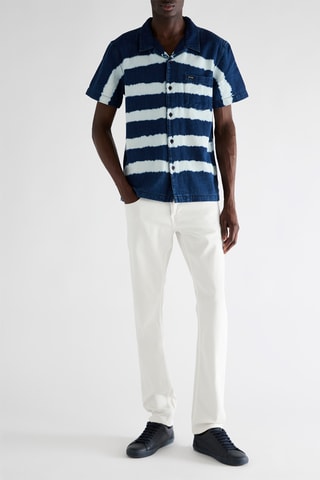 Chemise en jean tie and dye Resort - Bleu foncé