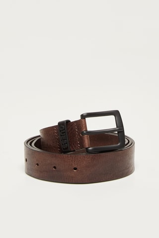 Ceinture en cuir - Marron