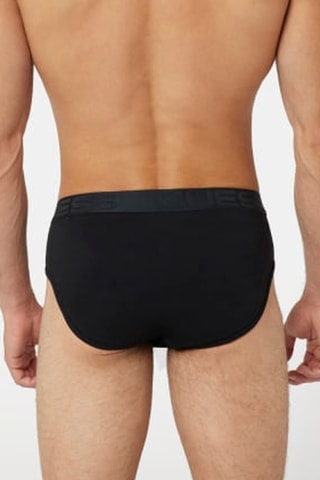 3 slips Joe - Noir et gris foncé