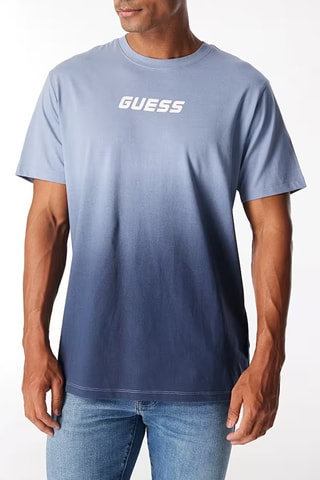 T-shirt dip and dye Maiken - Bleu