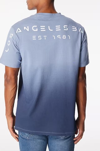 T-shirt dip and dye Maiken - Bleu