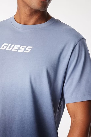 T-shirt dip and dye Maiken - Bleu
