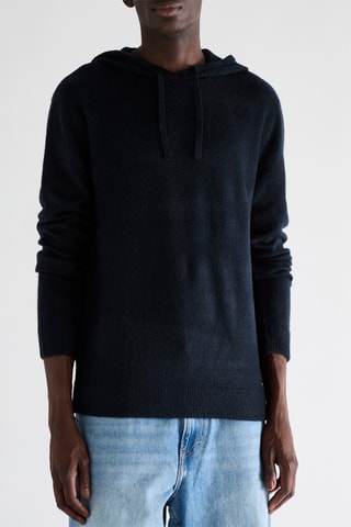 Pull à capuche - Bleu marine