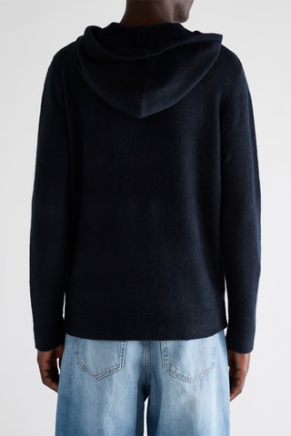 Pull à capuche - Bleu marine