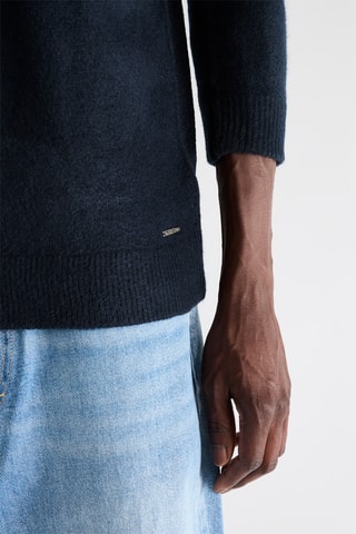 Pull à capuche - Bleu marine