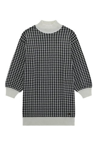 Robe pull - Noir et blanc
