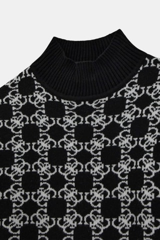 Robe pull - Noir et blanc