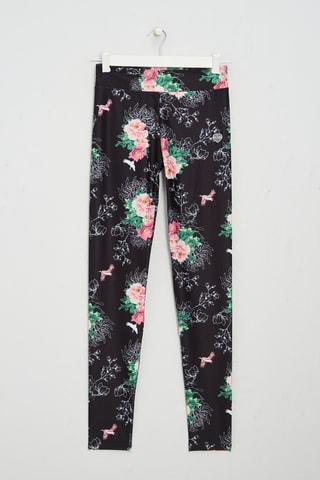Legging - Noir et rose poudré