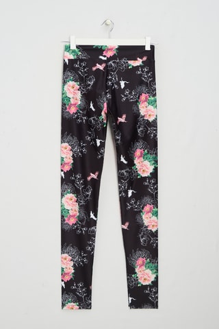 Legging - Noir et rose poudré
