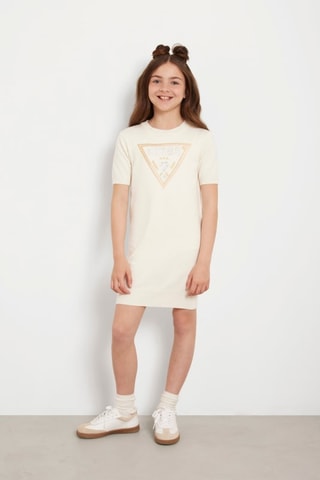 Robe t-shirt - Ecru