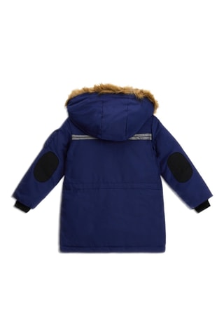 Parka à capuche - Bleu foncé