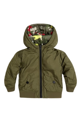 Veste réversible à capuche - Kaki