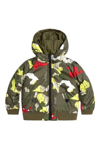Veste réversible à capuche - Kaki