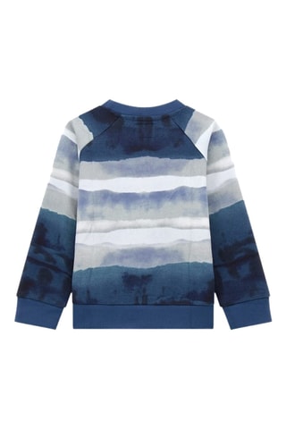 Sweat dip and dye - Bleu marine et blanc
